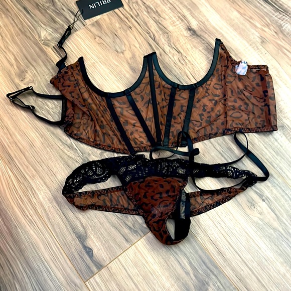 NWT. PRILIN Sexy Lingerie L New - Picture 1 of 2